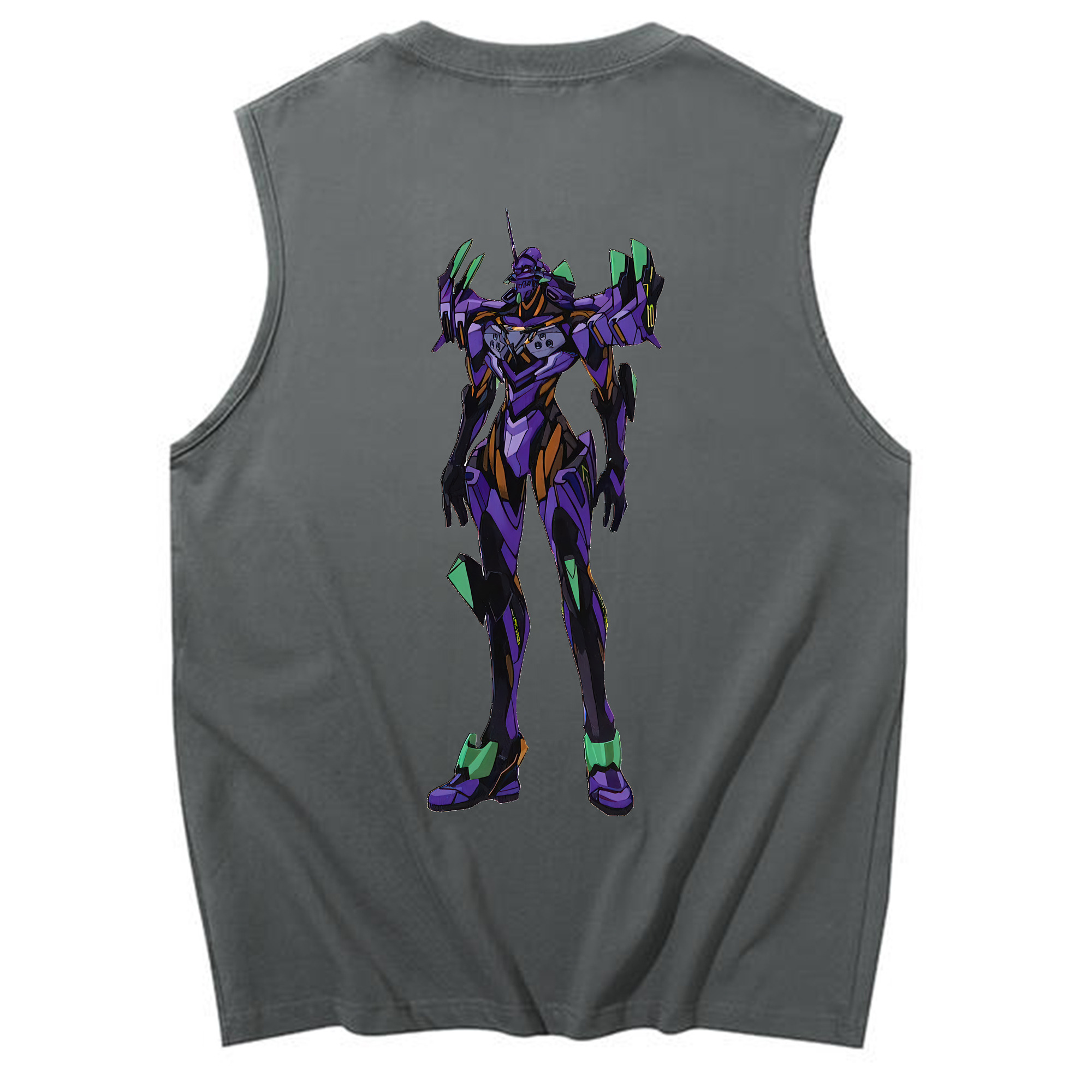 （画像用） EVA 新世紀エヴァンゲリオン コットン100％タンクトップ（背面プリント）